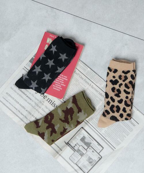 WEGO（ウィゴー）の「WEGO/ジャガードデザインソックス（ソックス/靴下・メンズ・その他1/その他2/その他3・25-27CM）」の4枚目の写真