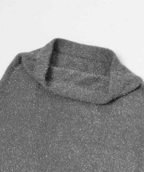 ITEMS URBANRESEARCH（アイテムズ アーバンリサーチ）の「ラメシャギーニットスカート（スカート・レディース・グレー/ブラック・FREE）」の8枚目の写真