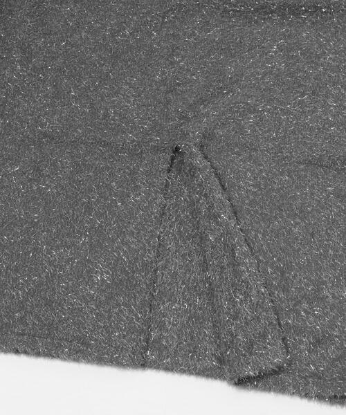 ITEMS URBANRESEARCH（アイテムズ アーバンリサーチ）の「ラメシャギーニットスカート（スカート・レディース・グレー/ブラック・FREE）」の10枚目の写真