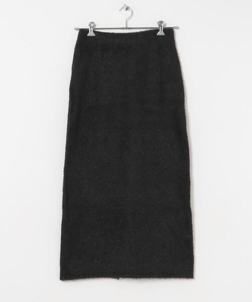 ITEMS URBANRESEARCH（アイテムズ アーバンリサーチ）の「ラメシャギーニットスカート（スカート・レディース・グレー/ブラック・FREE）」の18枚目の写真