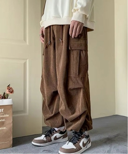 STYLE NUMBER(スタイルナンバー)の「【 STYLE NUMBER / スタイルナンバー 】 コーデュロイ カーゴパンツ(カーゴパンツ・メンズ・ブラウン/ブラック/カーキ・FREE)」の7枚目の写真