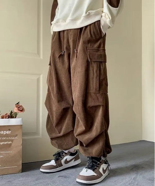 STYLE NUMBER(スタイルナンバー)の「【 STYLE NUMBER / スタイルナンバー 】 コーデュロイ カーゴパンツ(カーゴパンツ・メンズ・ブラウン/ブラック/カーキ・FREE)」の8枚目の写真