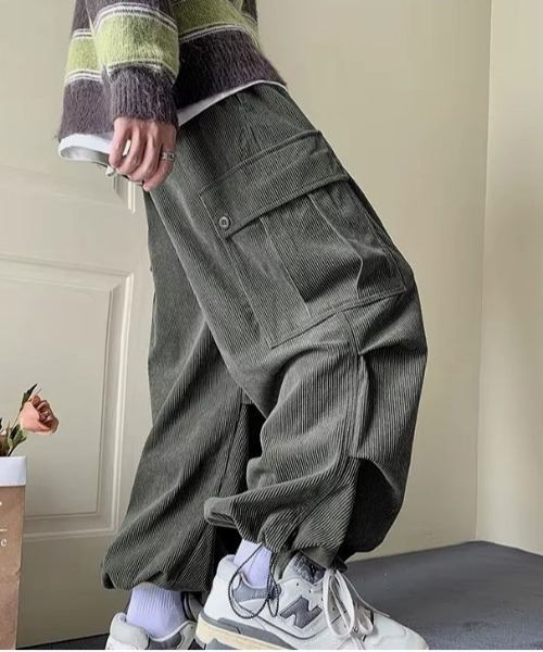 STYLE NUMBER(スタイルナンバー)の「【 STYLE NUMBER / スタイルナンバー 】 コーデュロイ カーゴパンツ(カーゴパンツ・メンズ・ブラウン/ブラック/カーキ・FREE)」の12枚目の写真