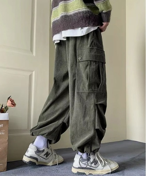 STYLE NUMBER(スタイルナンバー)の「【 STYLE NUMBER / スタイルナンバー 】 コーデュロイ カーゴパンツ(カーゴパンツ・メンズ・ブラウン/ブラック/カーキ・FREE)」の13枚目の写真