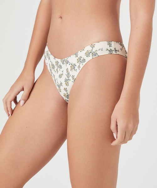 FOREVER 21(フォーエバー トゥエンティーワン)の「【スイムウェア】花柄ボトム(水着・レディース・ホワイト系その他2・SMALL/MEDIUM)」の1枚目の写真