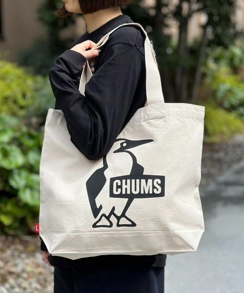 CHUMS（チャムス）の「【CHUMS】Booby Canvas Tote（トートバッグ・メンズ・ホワイト×ブラック/レッド/ブラック×ホワイト/その他1/ブラウン・FREE）」の2枚目の写真
