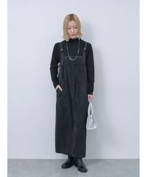 Samansa Mos2 blue | バブルコールジャンスカ(ワンピース)