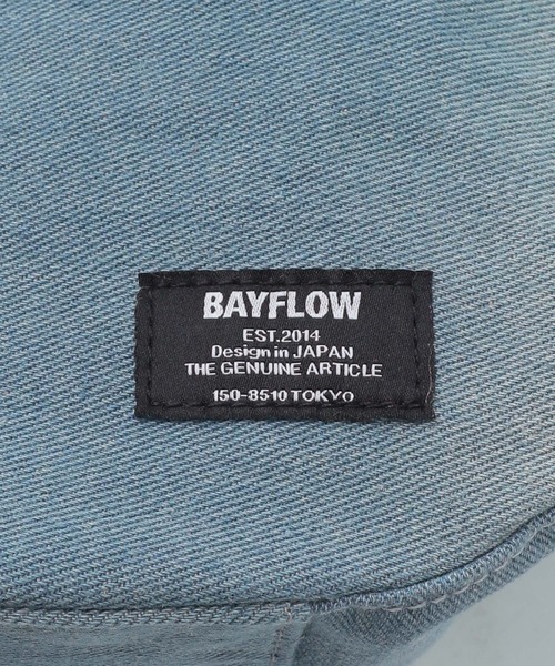 BAYFLOW（ベイフロー）の「デニムムーンショルダーバッグ（ショルダーバッグ・メンズ・ライトブルー/ダークブルー・FREE）」の12枚目の写真