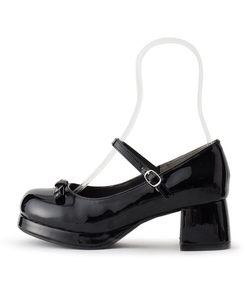 cs T&P（シーエスティーアンドピー）の「リボン付きラウンドストラップパンプス（パンプス・レディース・ブラック系1/アイボリー系1/ワイン系3/ダークブラウン系1・LL/L/M/S）」の14枚目の写真