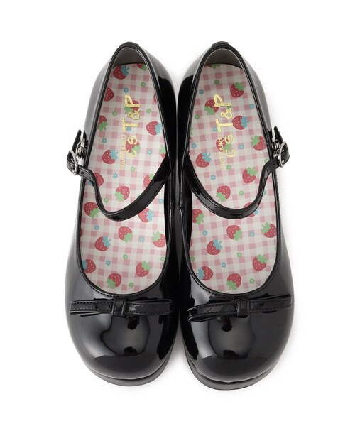 cs T&P（シーエスティーアンドピー）の「リボン付きラウンドストラップパンプス（パンプス・レディース・ブラック系1/アイボリー系1/ワイン系3/ダークブラウン系1・LL/L/M/S）」の18枚目の写真