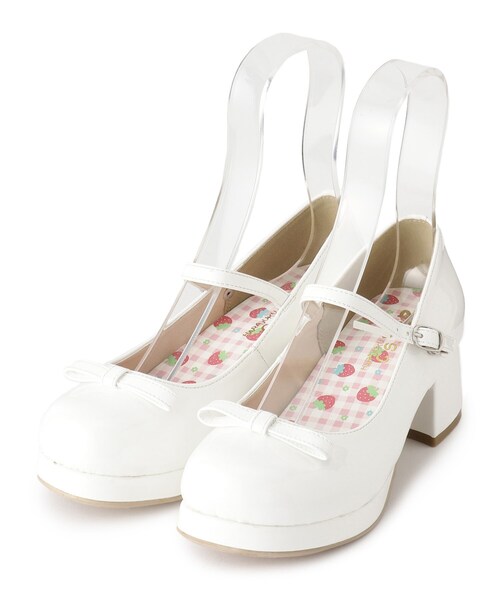 cs T&P（シーエスティーアンドピー）の「リボン付きラウンドストラップパンプス（パンプス・レディース・ブラック系1/アイボリー系1/ワイン系3/ダークブラウン系1・LL/L/M/S）」の7枚目の写真