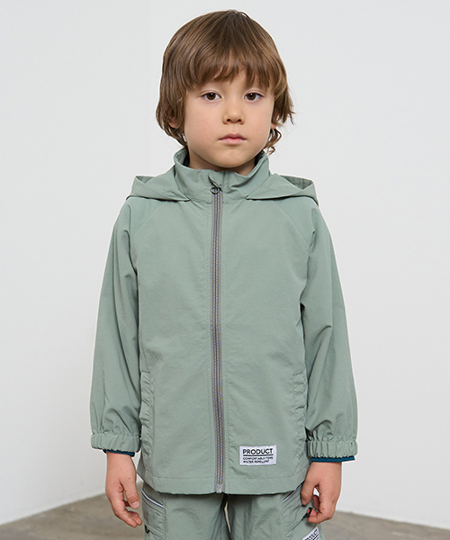 セール】【撥水加工】収納袋付きマウンテンパーカ【子供服】【キッズ