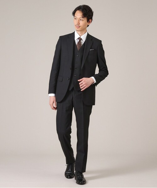 TAKEO KIKUCHI（タケオキクチ）の「【THE FLAGSHIP】シャドー番千鳥 グレンチェック スーツ（スーツセット・メンズ・ブラック系1/ネイビー系1・02/03/04）」の8枚目の写真