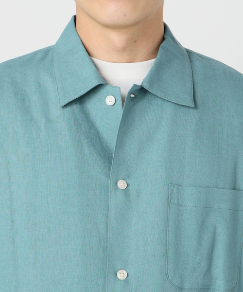 B.C STOCK（ベーセーストック）の「【European Flax / ヨーロピアンフラックス】リネンレーヨン フレンチフロントシャツ（シャツ/ブラウス・メンズ・ホワイト/ブラウン/ネイビー/ライトブルー・LARGE/MEDIUM）」の20枚目の写真