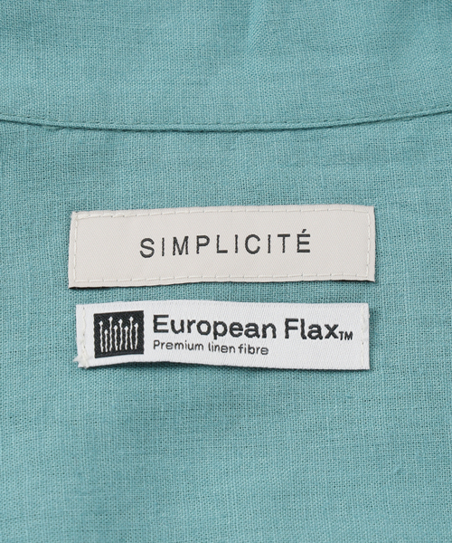 B.C STOCK（ベーセーストック）の「【European Flax / ヨーロピアンフラックス】リネンレーヨン フレンチフロントシャツ（シャツ/ブラウス・メンズ・ホワイト/ブラウン/ネイビー/ライトブルー・LARGE/MEDIUM）」の13枚目の写真