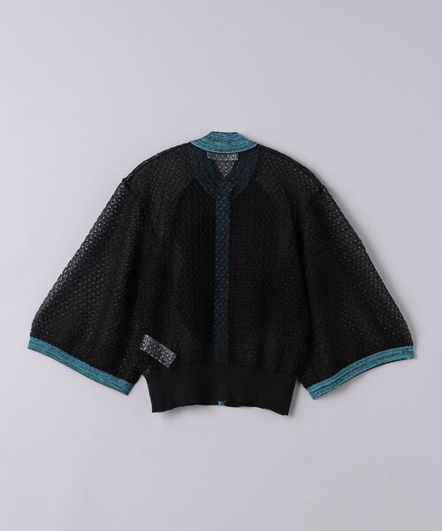 美品＊TOGA PULLA 上質 デザイン 装飾 カーディガン 36 ネイビー Wide rib knit cardigan(36 RED): TOGA: WOMENS｜ STUDIOUS