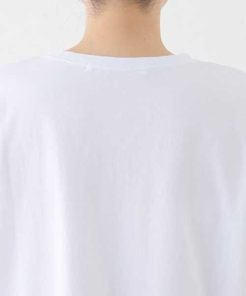 FRAMeWORK(フレームワーク)の「≪追加≫コットン天竺ラウンドヘム4(Tシャツ/カットソー・レディース・ホワイト/スミクロ・FREE)」の20枚目の写真