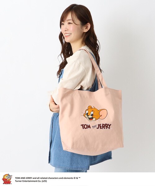 one'sterrace(ワンズテラス)の「トムとジェリー トート(トートバッグ・レディース・グリーン系その他6/ベージュ系8・99)」の12枚目の写真