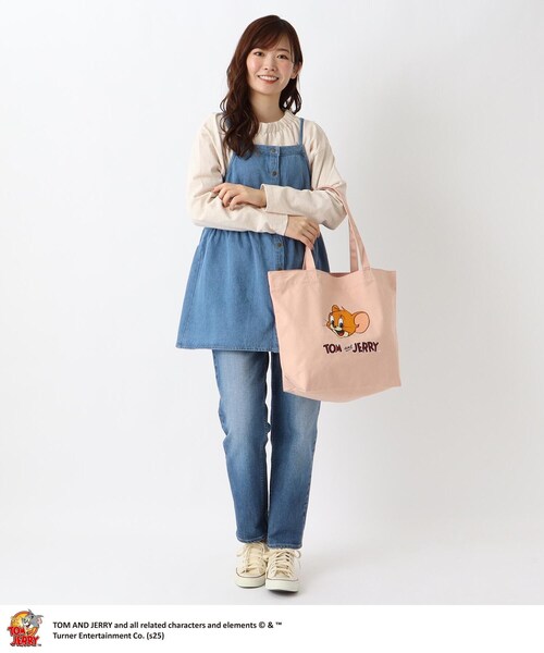 one'sterrace(ワンズテラス)の「トムとジェリー トート(トートバッグ・レディース・グリーン系その他6/ベージュ系8・99)」の13枚目の写真