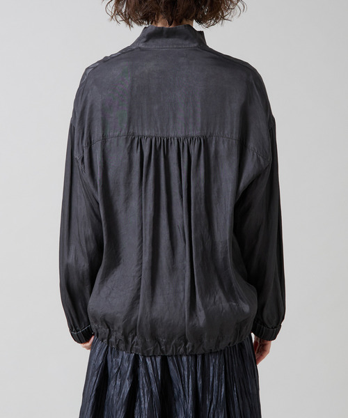 Liesse（リエス）の「サテンジップブルゾン（その他アウター・レディース・チャコールグレー/ベージュ・FREE）」の19枚目の写真