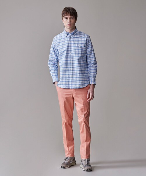 A.PRESSE オックスフォードチェック ボタンダウンシャツ サイズ1 新品 BEAMS PLUS / オックスフォード ギンガムチェック ボタンダウン