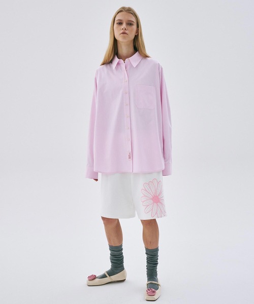 ★MARDI MERCREDI★OVERSIZED SWEAT BERMUDA FLOWER★大人気★ OVERSIZED SWEAT BERMUDA FLOWER（スウェットパンツ）｜Mardi