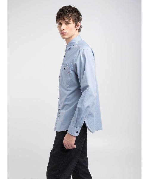 REPLAY(リプレイ)の「オックスフォードコットンシャツ(シャツ/ブラウス・メンズ・ライトブルー・SMALL/MEDIUM/LARGE/X-LARGE)」の3枚目の写真