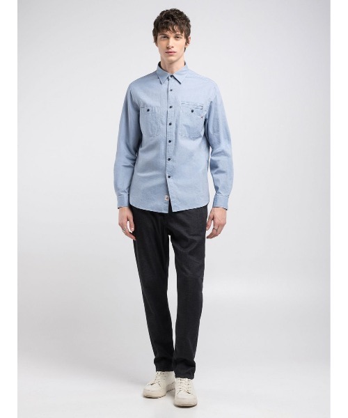 REPLAY(リプレイ)の「オックスフォードコットンシャツ(シャツ/ブラウス・メンズ・ライトブルー・SMALL/MEDIUM/LARGE/X-LARGE)」の7枚目の写真