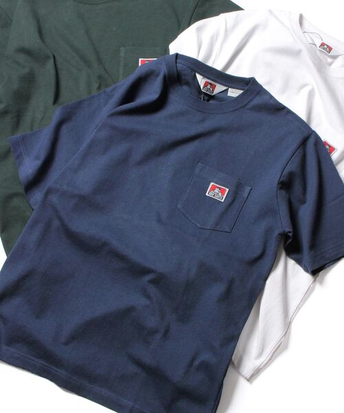 BEN DAVIS（ベンデイビス）の「【BEN DAVIS（ベンデイビス）】BEN'S POCKET TEE(REG) / ポケット 半袖 ワンポイント レギュラーサイズ ヘビーウエイト クルーネック（Tシャツ/カットソー・メンズ・ホワイト/ダークブラウン/チャコール/ネイビー/グレー/アッシュグレー/ダークグリーン/ブラック/ワイン・SMALL/MEDIUM/LARGE/X-LARGE）」の8枚目の写真