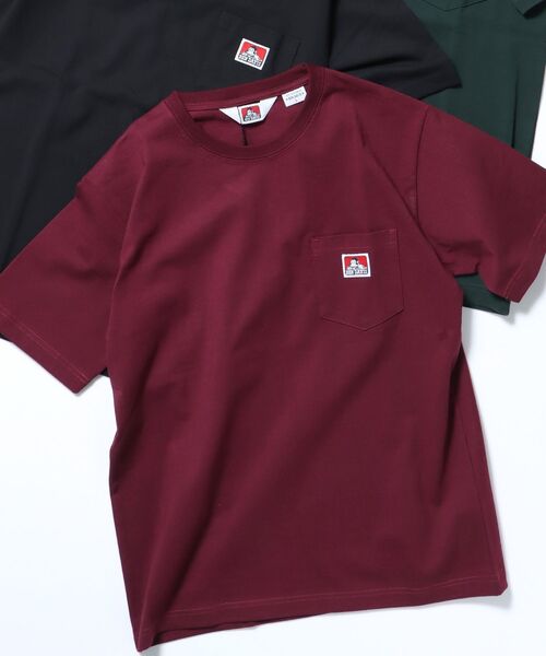 BEN DAVIS（ベンデイビス）の「【BEN DAVIS（ベンデイビス）】BEN'S POCKET TEE(REG) / ポケット 半袖 ワンポイント レギュラーサイズ ヘビーウエイト クルーネック（Tシャツ/カットソー・メンズ・ホワイト/ダークブラウン/チャコール/ネイビー/グレー/アッシュグレー/ダークグリーン/ブラック/ワイン・SMALL/MEDIUM/LARGE/X-LARGE）」の9枚目の写真