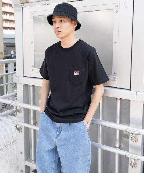 BEN DAVIS（ベンデイビス）の「【BEN DAVIS（ベンデイビス）】BEN'S POCKET TEE(REG) / ポケット 半袖 ワンポイント レギュラーサイズ ヘビーウエイト クルーネック（Tシャツ/カットソー・メンズ・ホワイト/ダークブラウン/チャコール/ネイビー/グレー/アッシュグレー/ダークグリーン/ブラック/ワイン・SMALL/MEDIUM/LARGE/X-LARGE）」の13枚目の写真