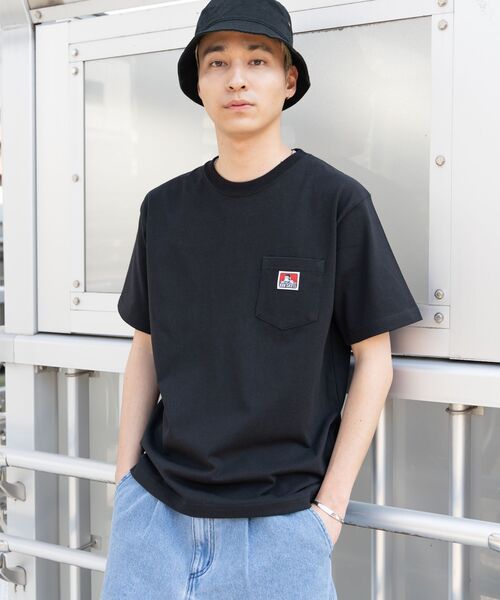 BEN DAVIS（ベンデイビス）の「【BEN DAVIS（ベンデイビス）】BEN'S POCKET TEE(REG) / ポケット 半袖 ワンポイント レギュラーサイズ ヘビーウエイト クルーネック（Tシャツ/カットソー・メンズ・ホワイト/ダークブラウン/チャコール/ネイビー/グレー/アッシュグレー/ダークグリーン/ブラック/ワイン・SMALL/MEDIUM/LARGE/X-LARGE）」の14枚目の写真
