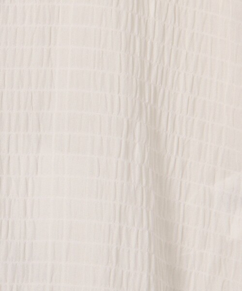 MICO COULIER(ミコクリエ)の「《オケージョン対応》ボーダージャガード楊柳リボンタイブラウス(シャツ/ブラウス・レディース・オフホワイト/グレイッシュベージュ・38)」の15枚目の写真