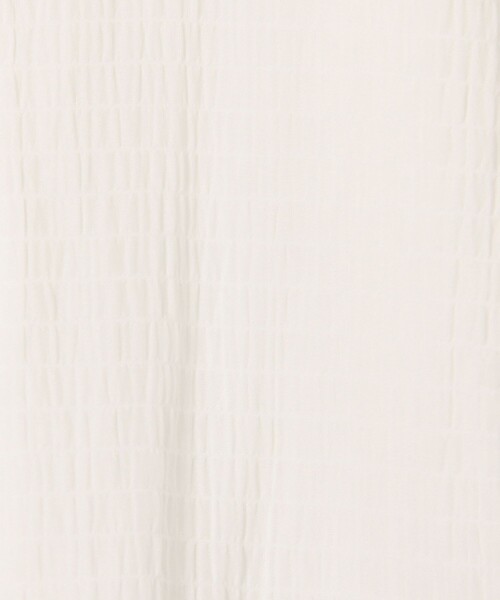 MICO COULIER(ミコクリエ)の「《オケージョン対応》ボーダージャガード楊柳リボンタイブラウス(シャツ/ブラウス・レディース・オフホワイト/グレイッシュベージュ・38)」の12枚目の写真