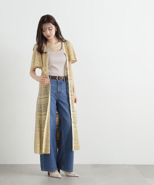 PROPORTION BODY DRESSING(プロポーションボディドレッシング)の「前後2WAYスクエアータンクトップ / 1215160307(Tシャツ/カットソー・レディース・グレー/ホワイト系その他/ダークグレー・FREE)」の9枚目の写真