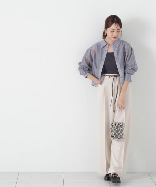 PROPORTION BODY DRESSING(プロポーションボディドレッシング)の「前後2WAYスクエアータンクトップ / 1215160307(Tシャツ/カットソー・レディース・グレー/ホワイト系その他/ダークグレー・FREE)」の21枚目の写真