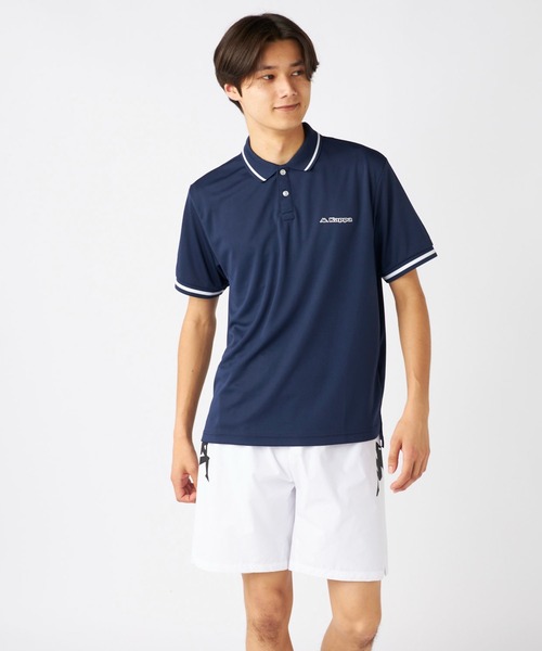 Kappa(カッパ)の「半袖ポロシャツ(ポロシャツ・メンズ・ブラック/ネイビー/ホワイト・MEDIUM/X-LARGE/LARGE)」の4枚目の写真