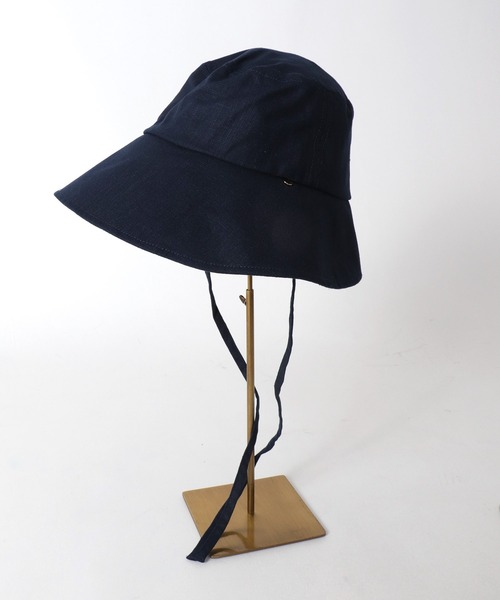 Three Four Time（ｽﾘｰﾌｫｰﾀｲﾑ）の「UVケアアジャスター付きグレースHAT（ハット・レディース・ネイビー/グレー/ライトベージュ・FREE）」の17枚目の写真
