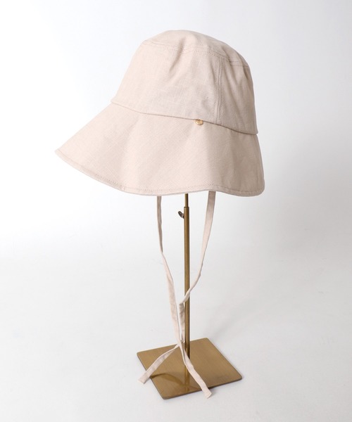 Three Four Time（ｽﾘｰﾌｫｰﾀｲﾑ）の「UVケアアジャスター付きグレースHAT（ハット・レディース・ネイビー/グレー/ライトベージュ・FREE）」の19枚目の写真