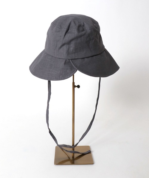 Three Four Time（ｽﾘｰﾌｫｰﾀｲﾑ）の「UVケアアジャスター付きグレースHAT（ハット・レディース・ネイビー/グレー/ライトベージュ・FREE）」の10枚目の写真