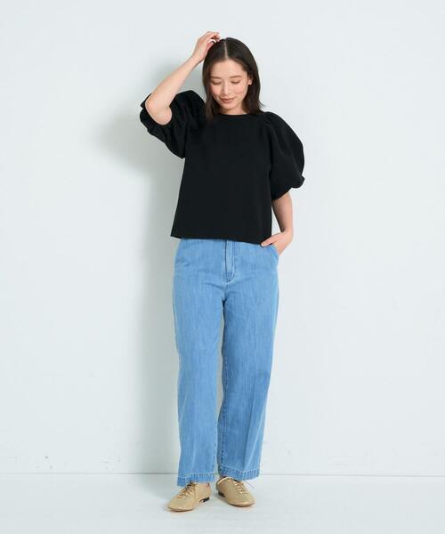 【ADIEU TRISTESSE】COTTON SURF ミラノリブパフPO セール】COTTON SURF ミラノリブパフP/O（ニット/セーター