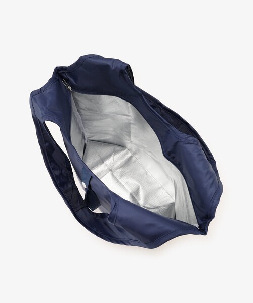 Afternoon Tea（アフタヌーンティー）の「ロゴ抗菌保冷ショッピングラップバッグM（エコバッグ/サブバッグ・レディース・ネイビー・ONE SIZE）」の4枚目の写真