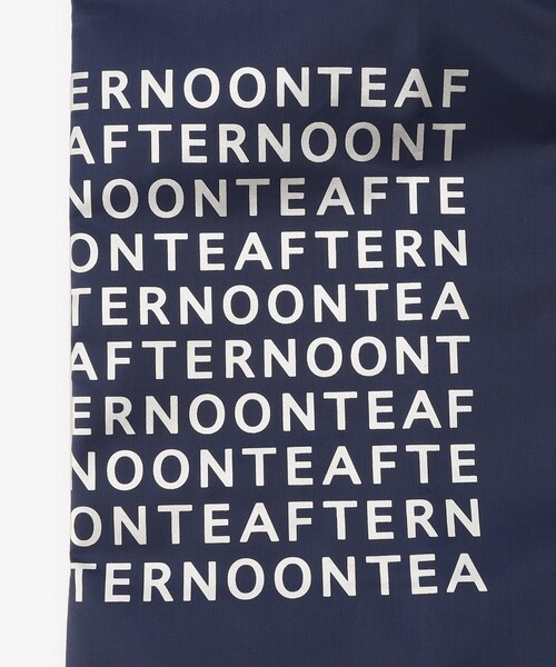 Afternoon Tea（アフタヌーンティー）の「ロゴ抗菌保冷ショッピングラップバッグM（エコバッグ/サブバッグ・レディース・ネイビー・ONE SIZE）」の5枚目の写真