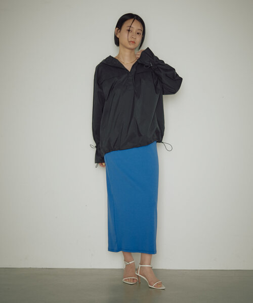 earthy（アーシー）の「リブタンクロングワンピース（ワンピース・レディース・ブラック/ブルー/ホワイト/ブラウン・SMALL/MEDIUM）」の4枚目の写真