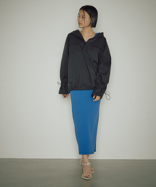 earthy（アーシー）の「リブタンクロングワンピース（ワンピース・レディース・ブラック/ブルー/ホワイト/ブラウン・SMALL/MEDIUM）」の18枚目の写真