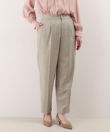 《セットアップ対応》TRシャンブレーワンタックテーパードパンツ