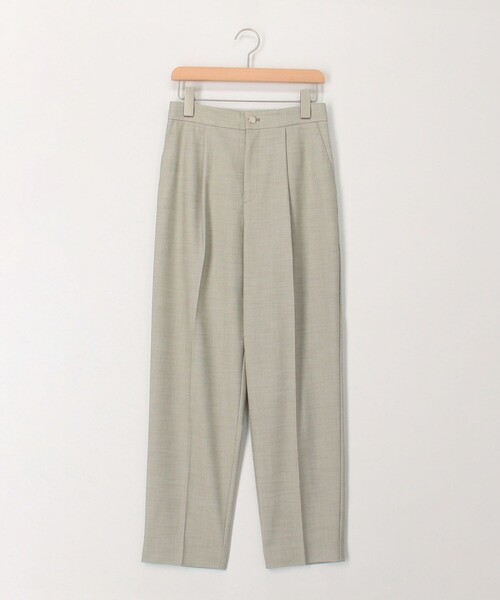 NOLLEY'S LIGHT(ノーリーズライト)の「《セットアップ対応》TRシャンブレーワンタックテーパードパンツ(その他パンツ・レディース・ブラック系その他3/ベージュ系その他3・38/36)」の9枚目の写真