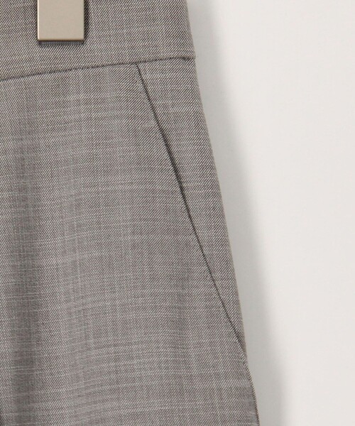 NOLLEY'S LIGHT(ノーリーズライト)の「《セットアップ対応》TRシャンブレーワンタックテーパードパンツ(その他パンツ・レディース・ブラック系その他3/ベージュ系その他3・38/36)」の15枚目の写真