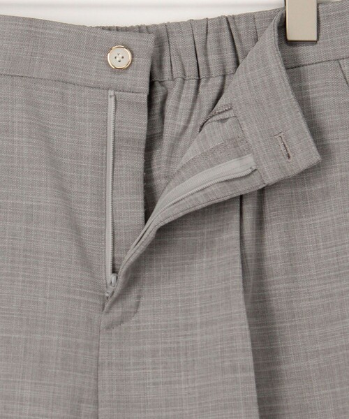 NOLLEY'S LIGHT(ノーリーズライト)の「《セットアップ対応》TRシャンブレーワンタックテーパードパンツ(その他パンツ・レディース・ブラック系その他3/ベージュ系その他3・38/36)」の16枚目の写真