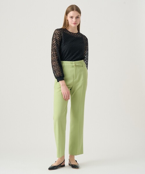 ANAYI(アナイ)の「フラワー刺繍クルー プルオーバー(Tシャツ/カットソー・レディース・ホワイト/ブラック・36/38)」の11枚目の写真